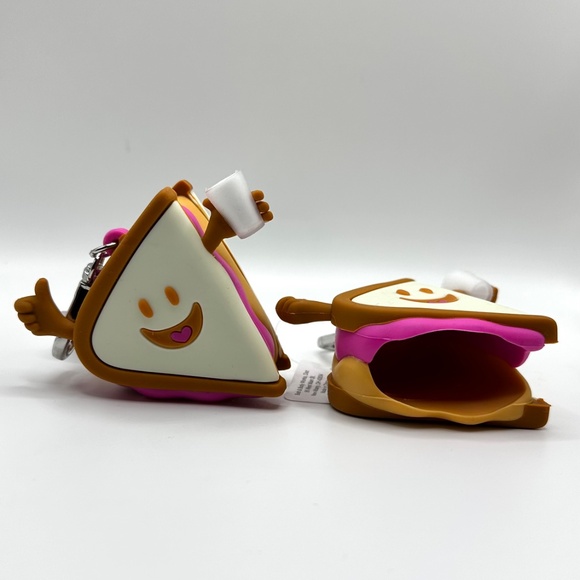 Bath & Body Works PB&J Sandwich Buddy Keychain and Sanitizer Holder - Picture 2 of 4